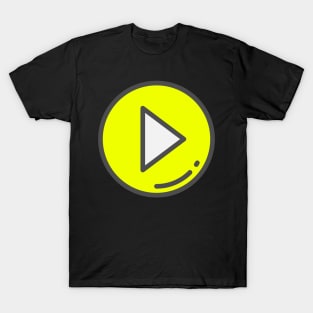 Play Button 002 T-Shirt